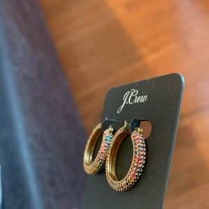 Rainbow Hoop Earrings